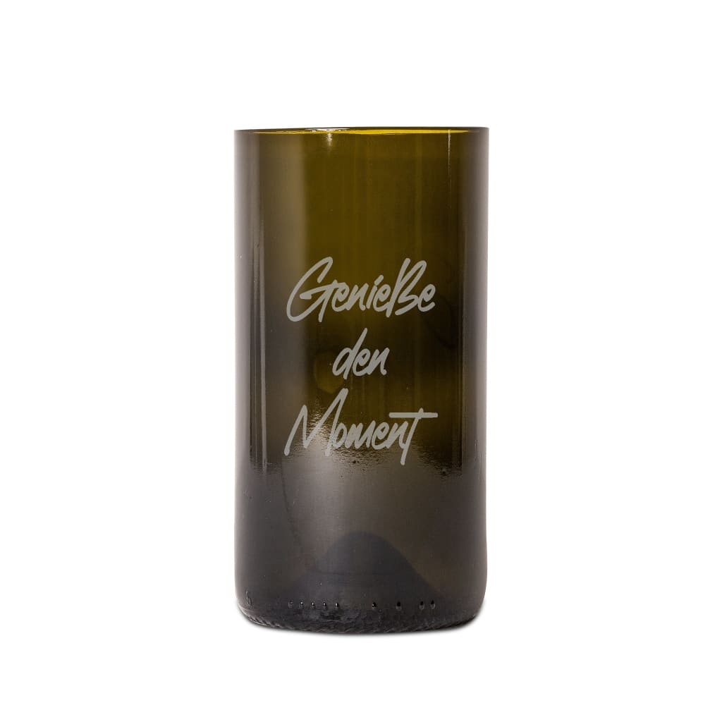 Glas Genieße den Moment - Cuvee / Groß 330ml - Trinkgläser