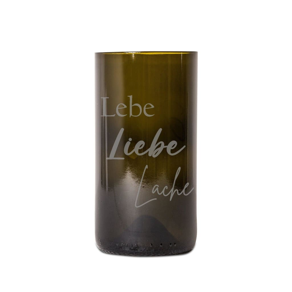 Glas "Lebe Liebe Lache" - Marchri Personalized Naturals