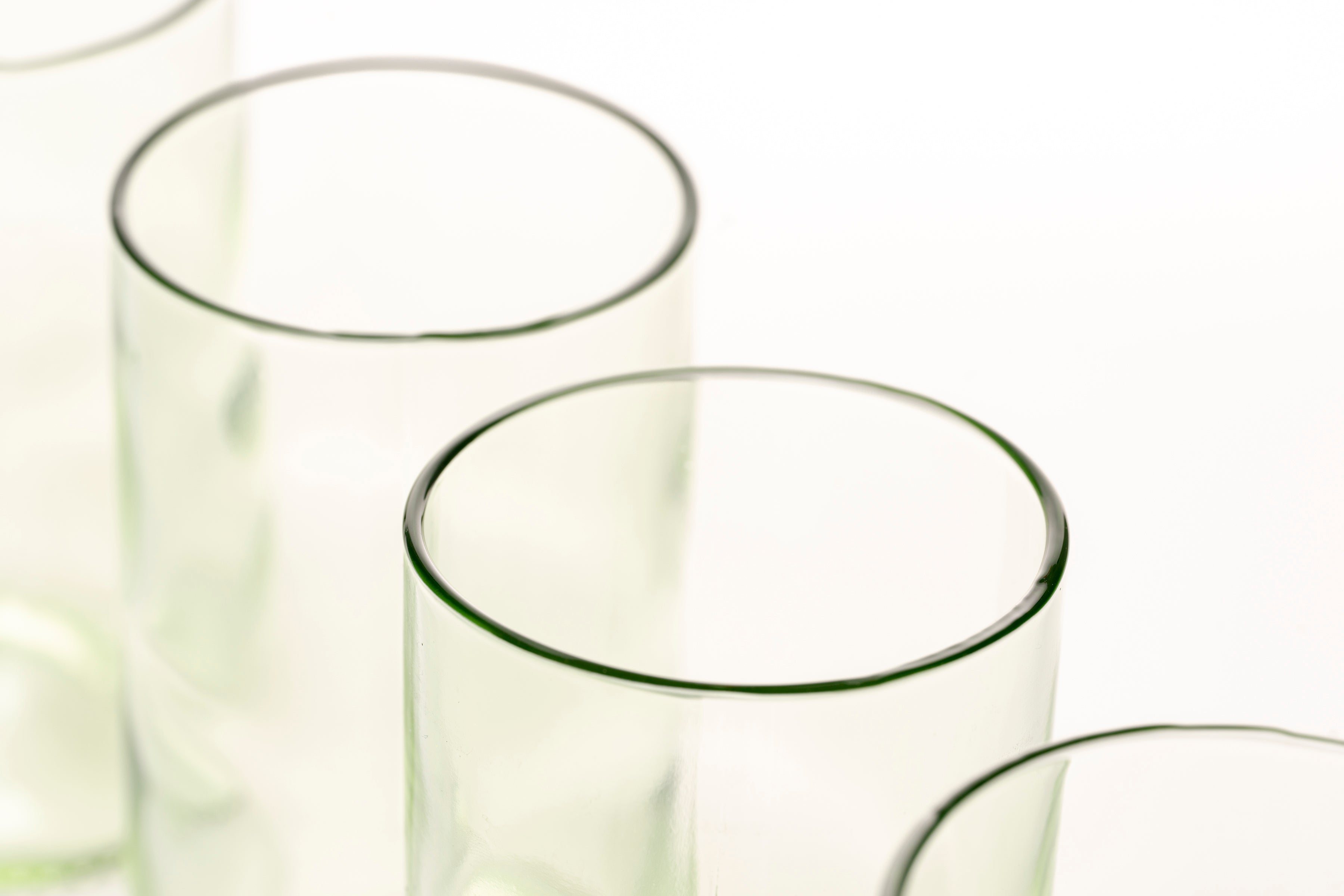 6x Gläser - 6x Gläser Upcycling Geschenkset - Nachhaltige