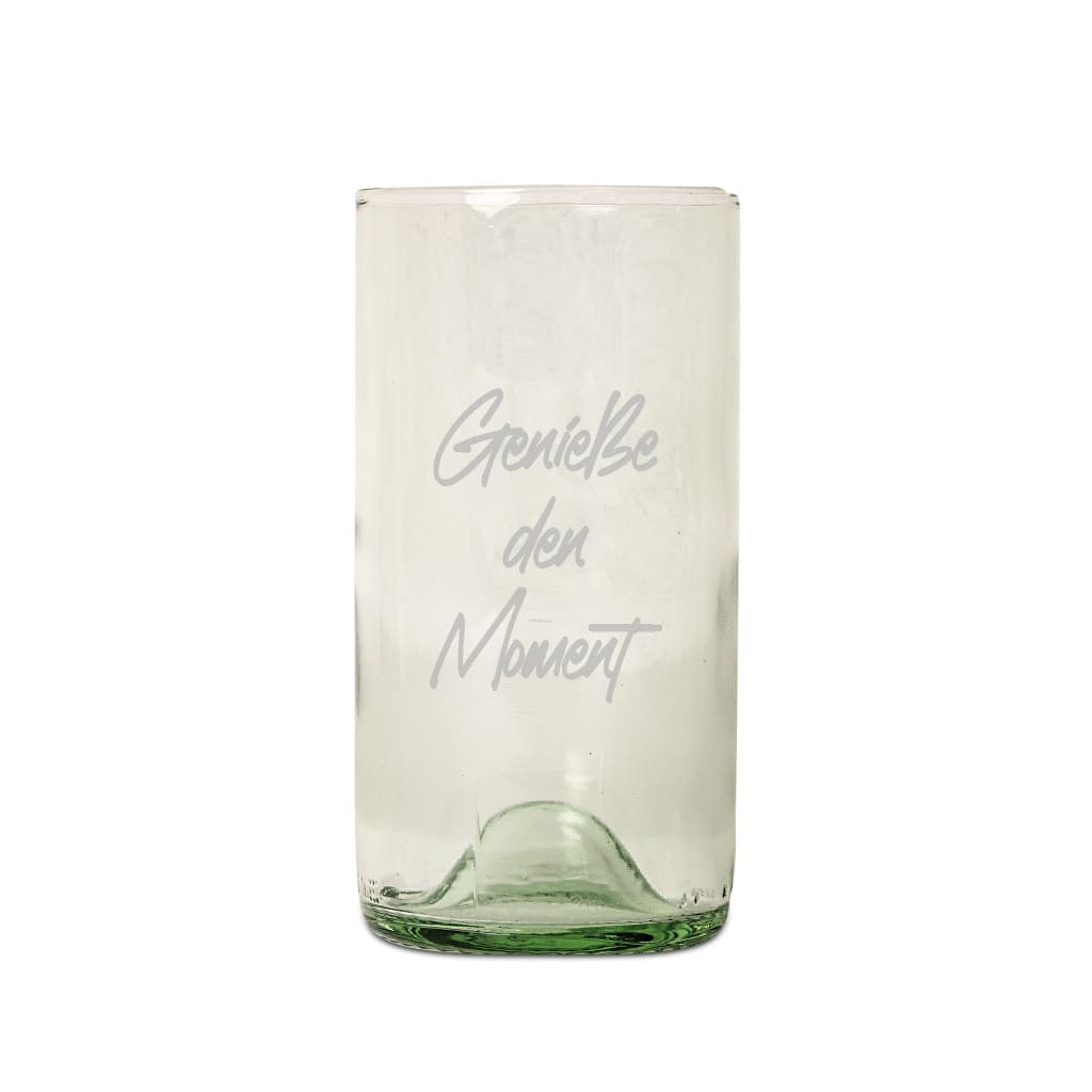 Glas Genieße den Moment - Primeur / Groß 330ml - Trinkgläser