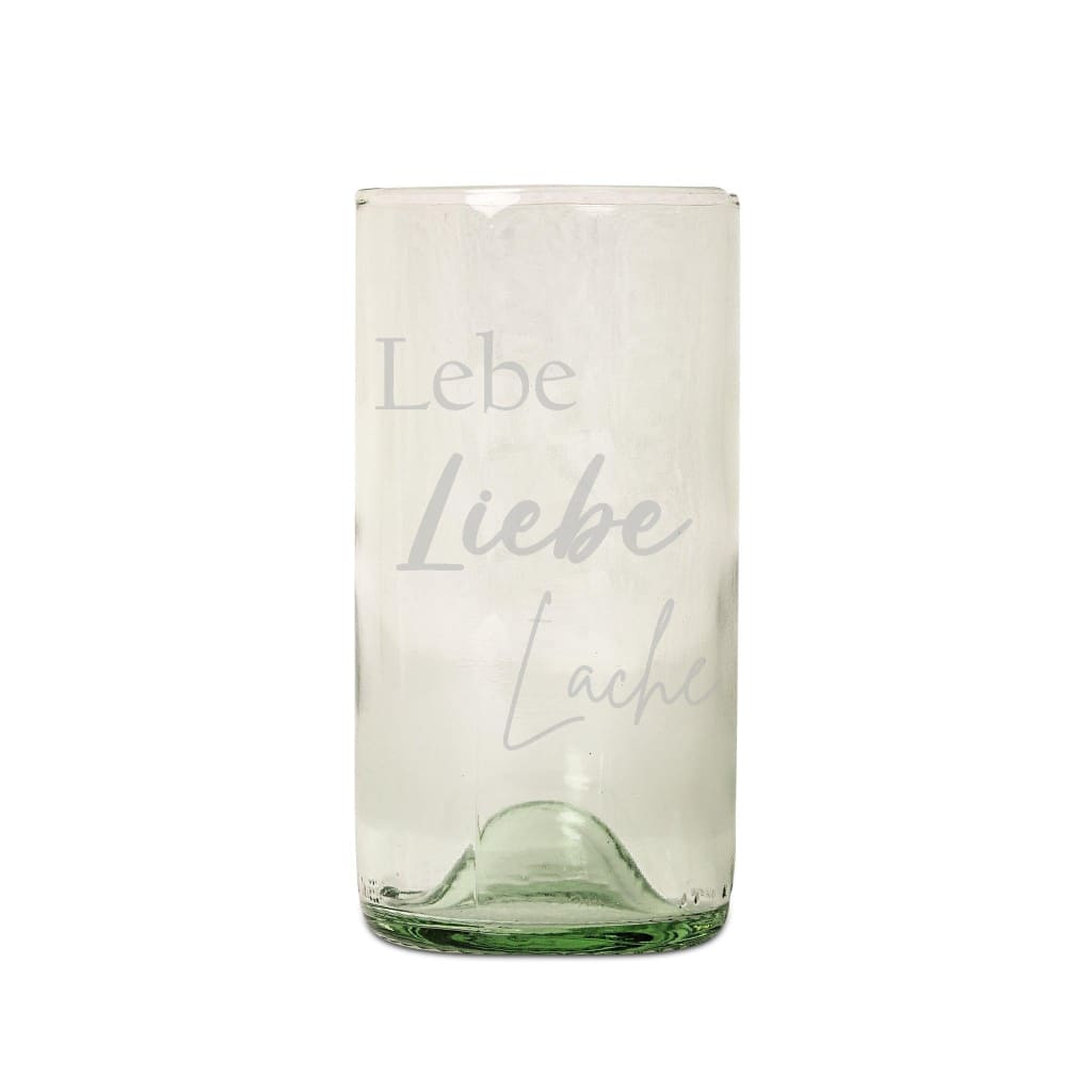 Glas "Lebe Liebe Lache" - Marchri Personalized Naturals