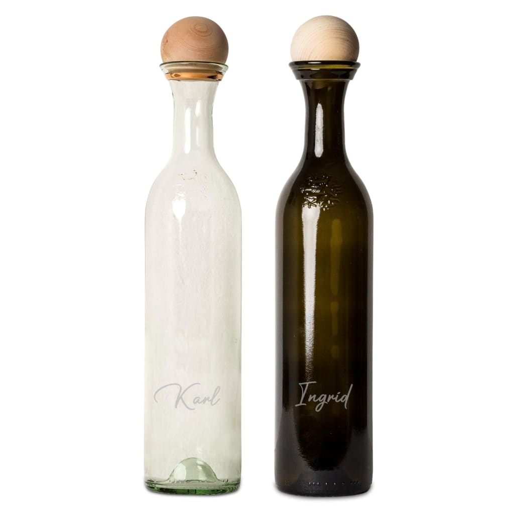 Karaffe aus Weinflaschen 750ml - Marchri Personalized Naturals
